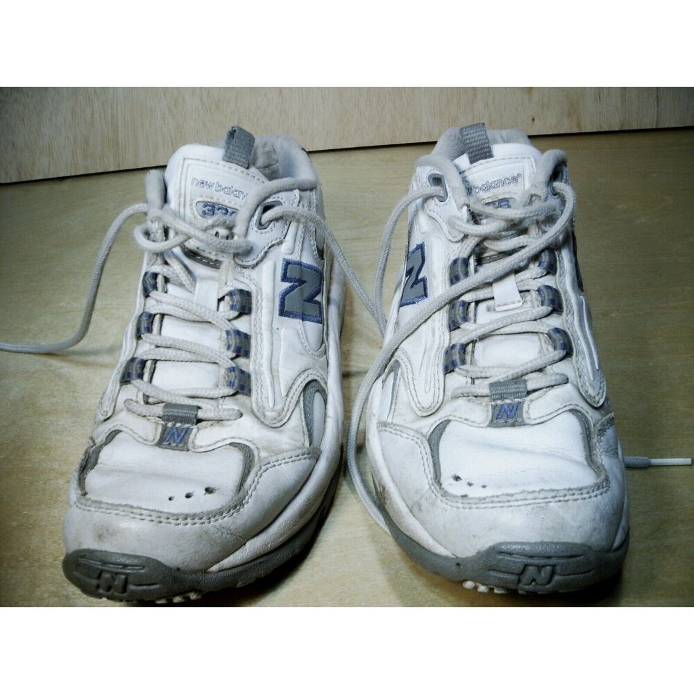 New Balance 336 Mens 7 B  White Athletic Walking Shoes Sneakers CWX336M